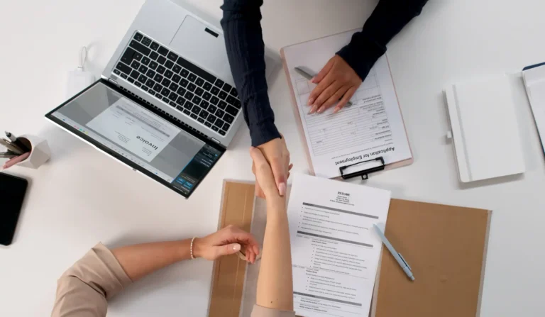interviewing candidate